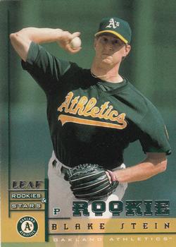 1998 Leaf Rookies & Stars #301 Blake Stein Front
