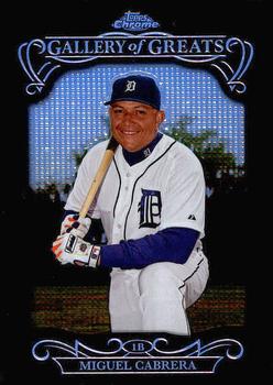 2015 Topps Chrome - Gallery of Greats #GGR-03 Miguel Cabrera Front