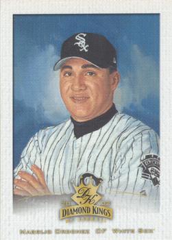 2002 Donruss Diamond Kings - Sample Gold Logo Front Silver Stamp Back #085 Magglio Ordonez Front