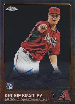 2015 Topps Chrome - Autographed Rookies #AR-AB Archie Bradley Front