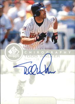 1999 SP Authentic - Chirography #TW Todd Walker  Front