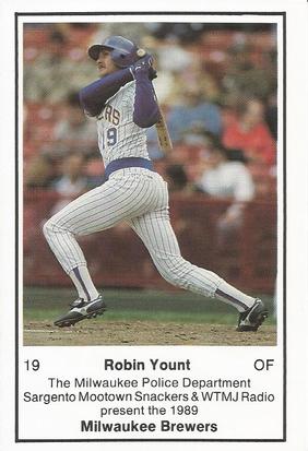 1989 Milwaukee Brewers Police #NNO Robin Yount Front