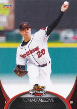 2015 Choice Rochester Red Wings #16 Tommy Milone Front