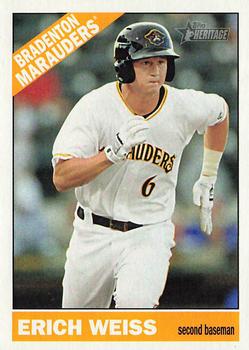 2015 Topps Heritage Minor League - Gum Damage #67 Erich Weiss Front