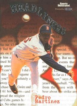1999 Sports Illustrated - Headliners #24HL Pedro Martinez  Front