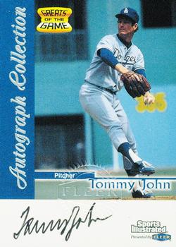 1999 Sports Illustrated Greats of the Game - Autographs #NNO Tommy John Front