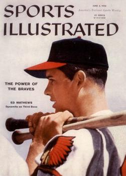 1999 Sports Illustrated Greats of the Game - Cover Collection #4C Eddie Mathews Front