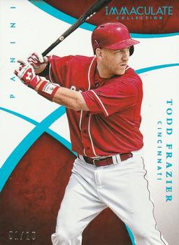 2015 Panini Immaculate Collection - Blue #74 Todd Frazier Front