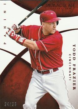 2015 Panini Immaculate Collection - Red #74 Todd Frazier Front