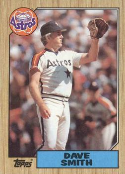 1987 Topps #50 Dave Smith Front