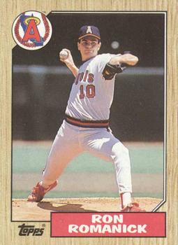 1987 Topps #136 Ron Romanick Front