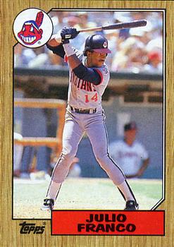 1987 Topps #160 Julio Franco Front