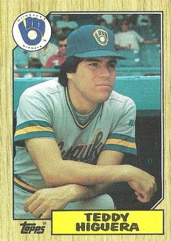1987 Topps #250 Teddy Higuera Front