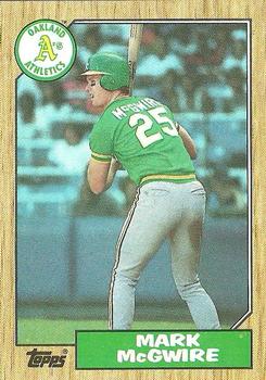 1987 Topps #366 Mark McGwire Front