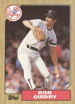 1987 Topps #375 Ron Guidry Front