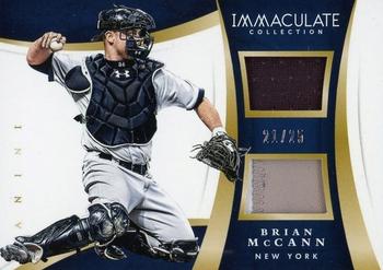 2015 Panini Immaculate Collection - Immaculate Duals Prime #4 Brian McCann Front