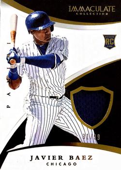 2015 Panini Immaculate Collection - Immaculate Swatches #63 Javier Baez Front