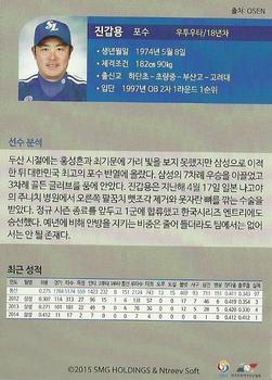 2015 SMG Ntreev Super Star Season 2 #SBC1502-083-N Kab-Yong Jin Back