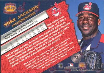 1998 Pacific #72 Mike Jackson Back