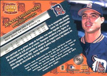 1998 Pacific #96 Justin Thompson Back