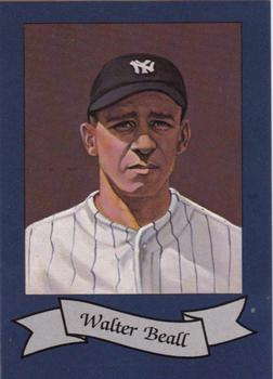 1984 Galasso 1927 Yankees #14 Walter Beall Front
