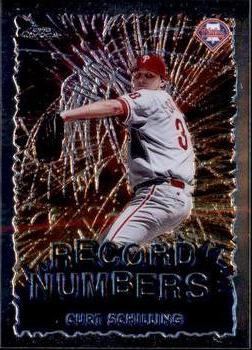 1999 Topps Chrome - Record Numbers #RN3 Curt Schilling  Front