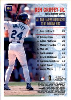 1999 Topps Chrome - Record Numbers #RN4 Ken Griffey Jr.  Back