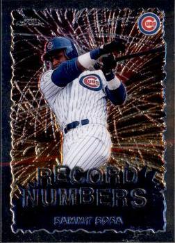 1999 Topps Chrome - Record Numbers #RN5 Sammy Sosa  Front