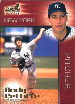 1998 Pacific Aurora #62 Andy Pettitte Front