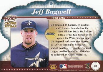 1998 Pacific Crown Royale #62 Jeff Bagwell Back