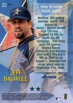 1999 Topps Stars - Two Star #22 Jeff Bagwell Back