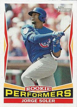 2015 Topps Heritage - Rookie Performers #RP-1 Jorge Soler Front