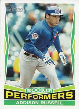 2015 Topps Heritage - Rookie Performers #RP-5 Addison Russell Front