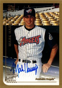 1999 Topps Traded and Rookies - Autographs #T2 Mark Harriger  Front