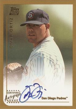 1999 Topps Traded and Rookies - Autographs #T72 Omar Ortiz  Front