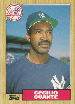 1987 Topps Traded #40T Cecilio Guante Front