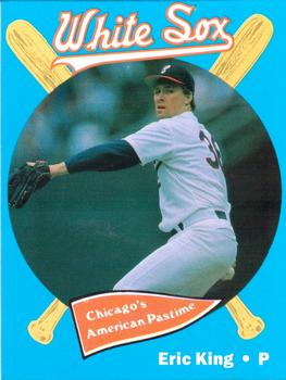 1989 Coca-Cola Chicago White Sox  #14 Eric King Front