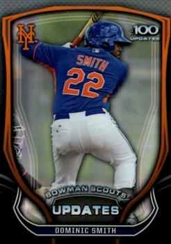2015 Bowman Chrome - Bowman Scouts' Updates #BSU-DS Dominic Smith Front