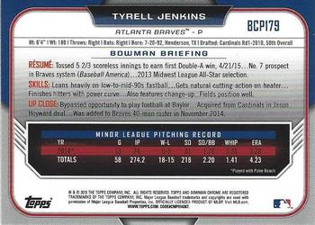 2015 Bowman Chrome - Prospects #BCP179 Tyrell Jenkins Back