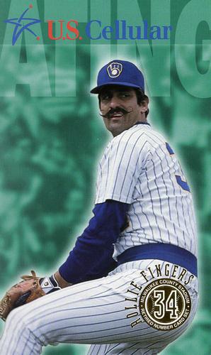 1999 U.S. Cellular Milwaukee Brewers #NNO Rollie Fingers Front