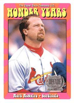 1999 Upper Deck - Wonder Years Double #WY19 Mark McGwire  Front