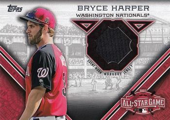 2015 Topps Update - All-Star Stitches #STIT-BHA Bryce Harper Front