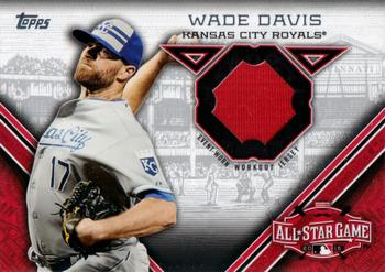 2015 Topps Update - All-Star Stitches #STIT-WD Wade Davis Front