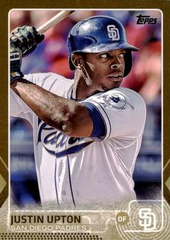 2015 Topps Update - Gold #US92 Justin Upton Front