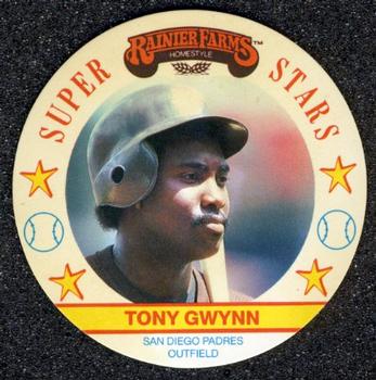 1989 Rainier Farms Discs #6 Tony Gwynn Front