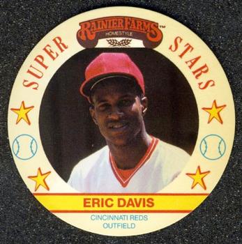 1989 Rainier Farms Discs #7 Eric Davis Front