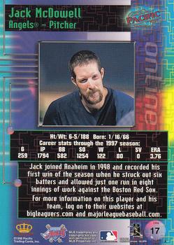 1998 Pacific Online #17 Jack McDowell Back