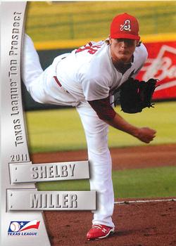 2011 Grandstand Texas League Top Prospects #NNO Shelby Miller Front