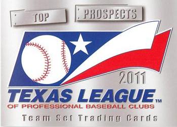 2011 Grandstand Texas League Top Prospects #NNO Checklist Front