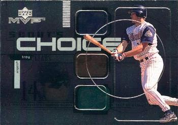 1999 Upper Deck MVP - Scout's Choice #SC3 Troy Glaus  Front
